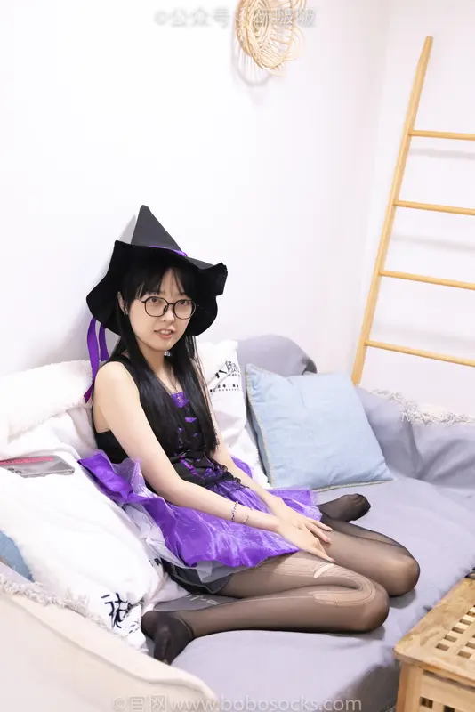 [BoBoSocks袜啵啵]NO.051 稚予-魔女装、高跟鞋、黑丝 - BoBoSocks袜啵啵