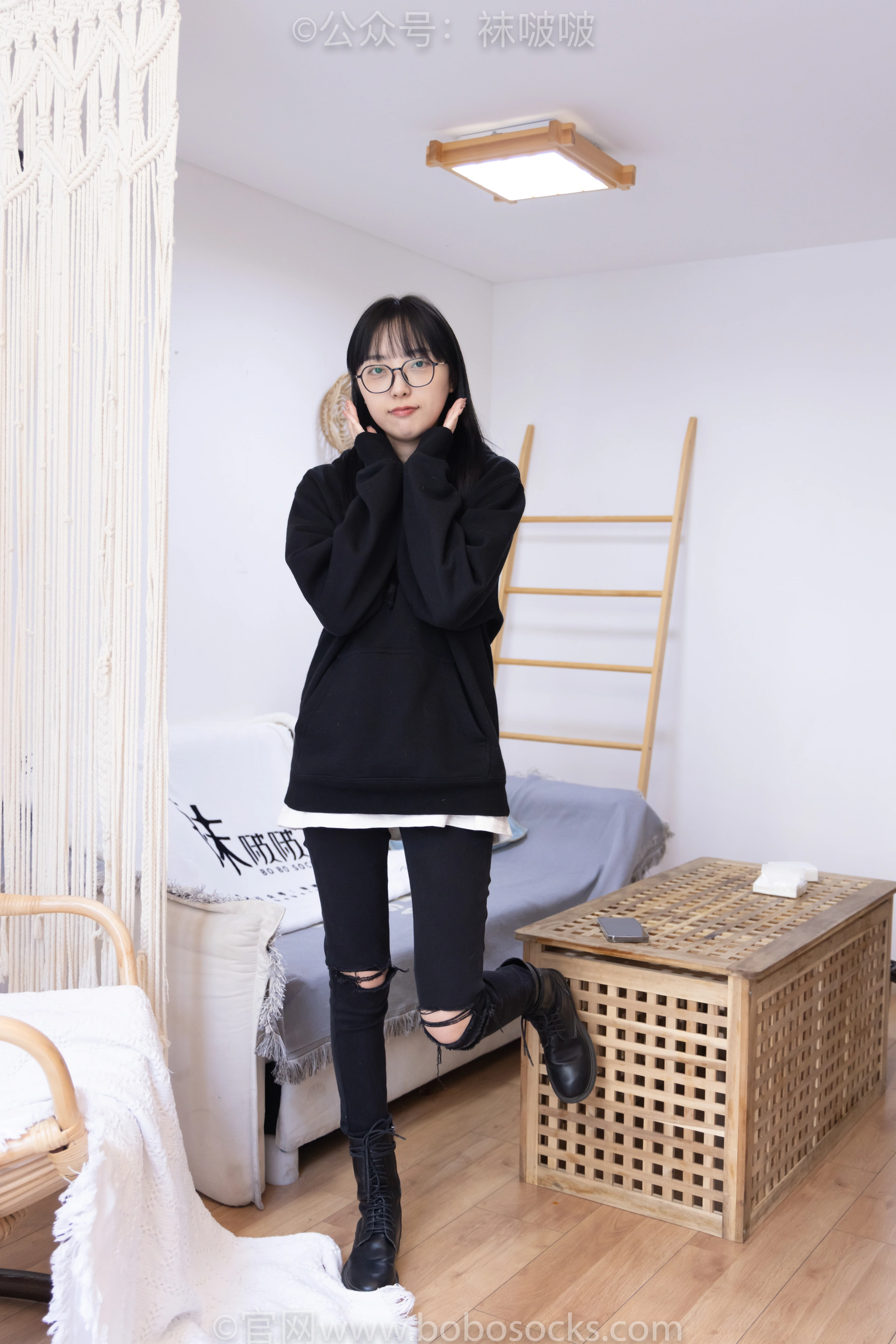 [BoBoSocks袜啵啵]NO.061 稚予-短靴、白棉袜、裸足 2