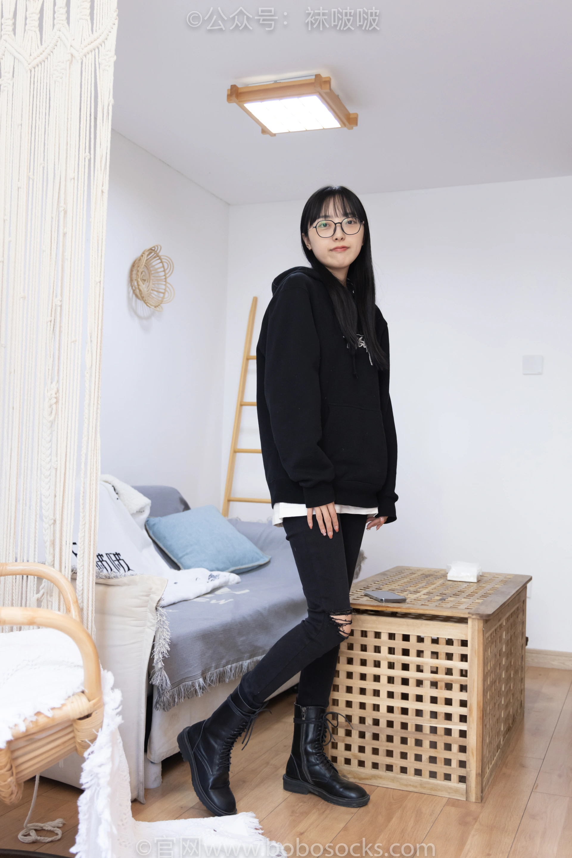 [BoBoSocks袜啵啵]NO.061 稚予-短靴、白棉袜、裸足 3