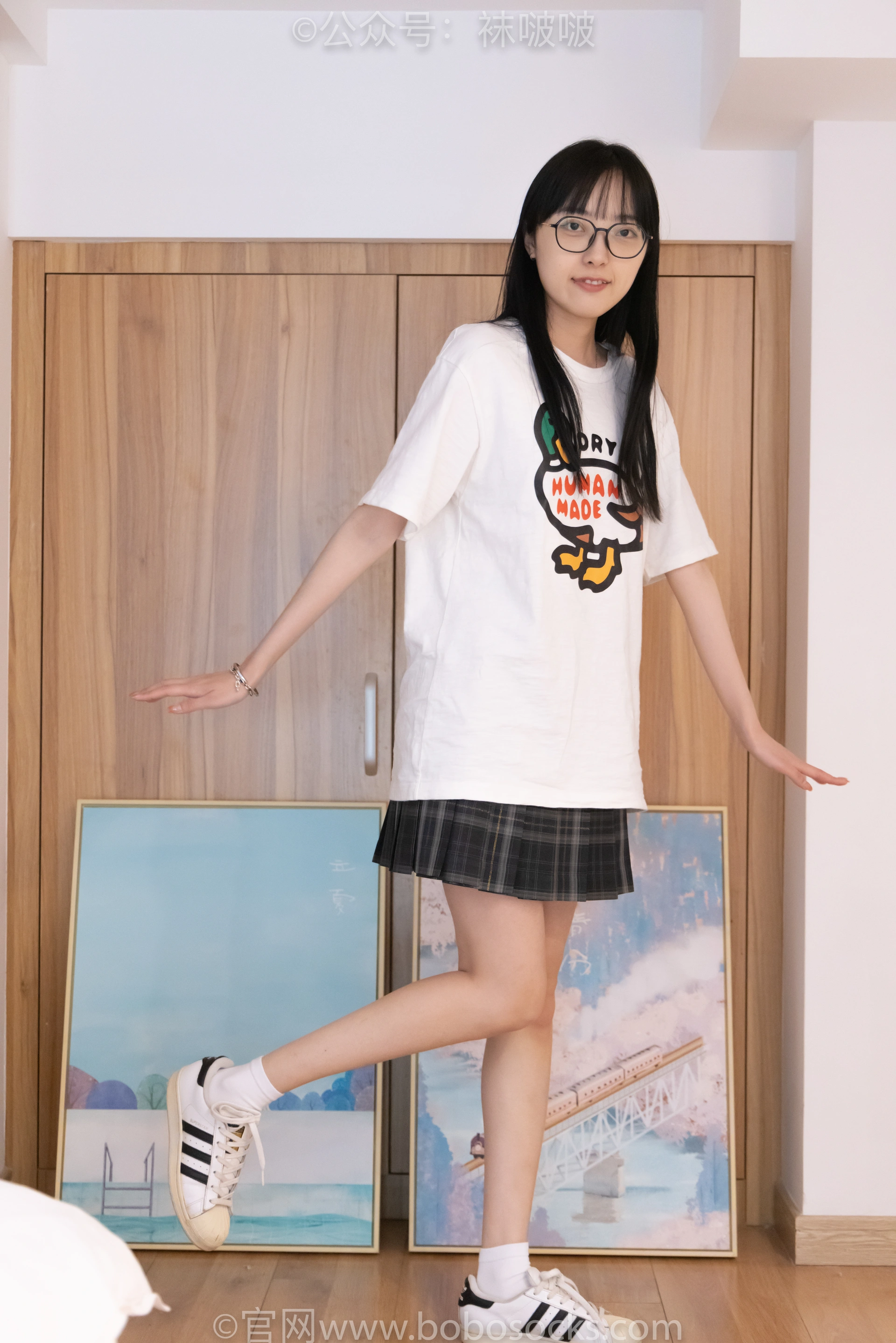 [BoBoSocks袜啵啵]NO.073 稚予-贝壳头、白棉袜、裸足 2