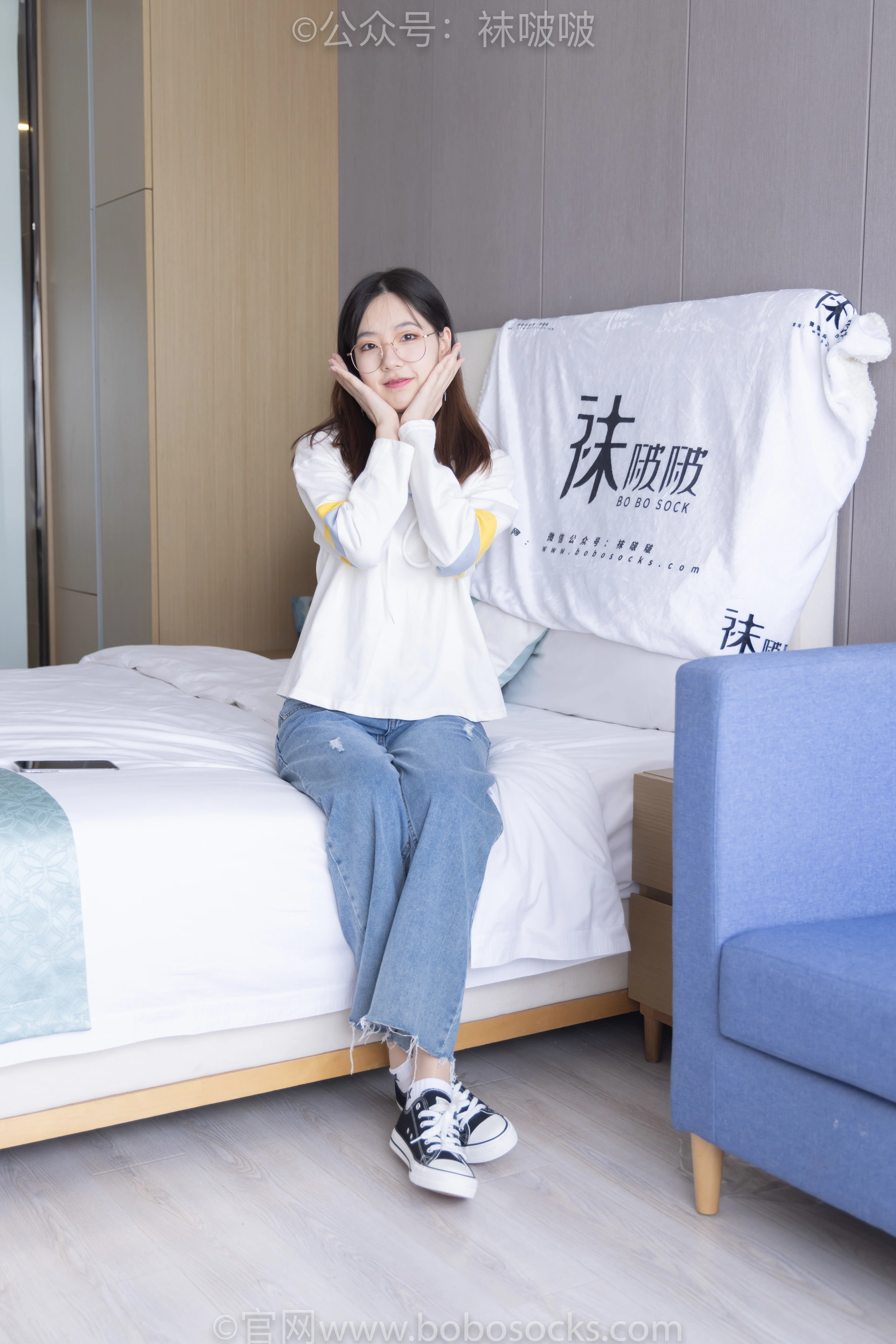 [BoBoSocks袜啵啵]NO.080 小甜豆-帆布鞋、白棉袜、肉丝（花絮版） 3